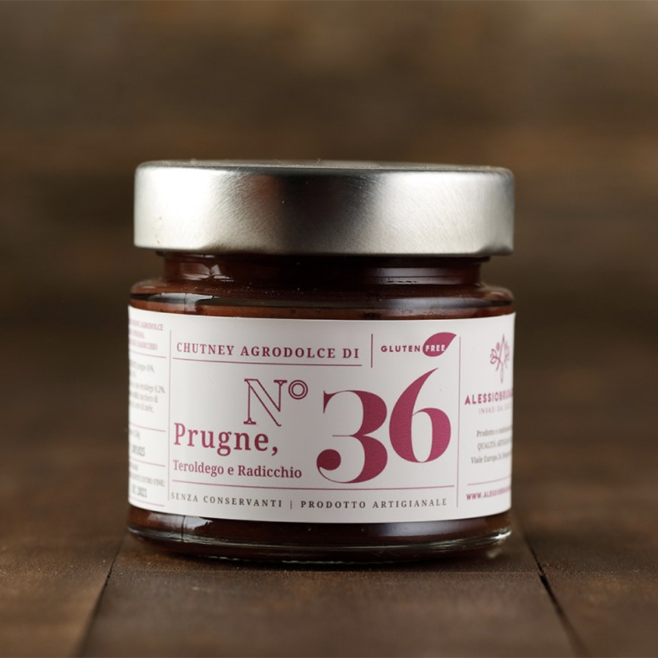 Alessio Brusadin - Chutney di Prugne, Radicchio e Teroldego - Enolike