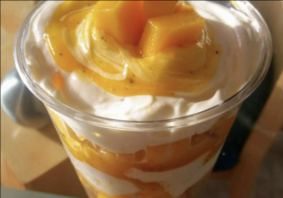 Enolike - Mango alla salvia con crema chantilly al lime